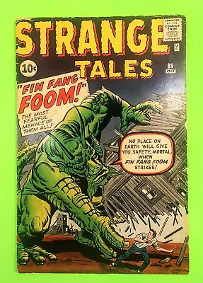 Buy Strange Tales #89 Good/very Good Condition. 1961. 1st App Fin Fang Foom. • 784.60£