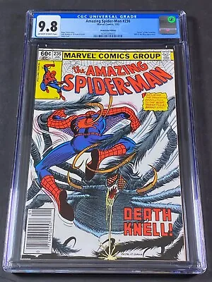Buy Newsstand The Amazing Spider-Man #236 1983 CGC 9.8 4280500003 Death Turantula • 238.33£
