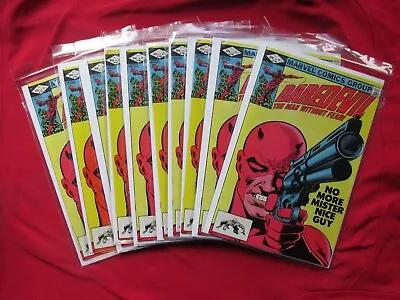 Buy Daredevil #184 Marvel Comics 1982 Punisher & Daredevil Lot Of 10 • 40.21£