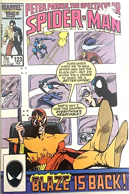 Buy Spectacular Spider-man # 123. 1st Series. Feb. 1987.  Fn 6.0.  Marvel Comic • 5.49£