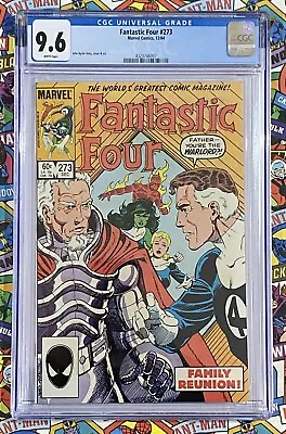Buy Fantastic Four #273 - Dec 1984 - Nathanial Richards Appearance - Cgc (9.6) Nm+ • 59.99£