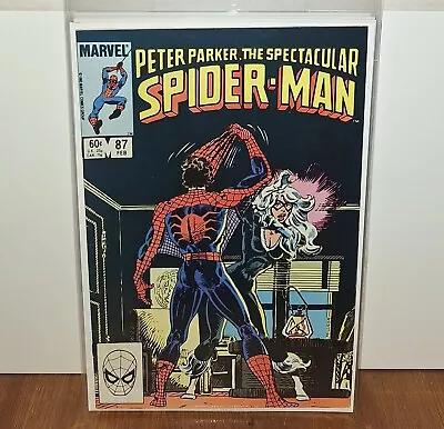Buy Spectacular Spider-Man #87 Reveals Identity To Black Cat Marvel Comics 1983 • 6.99£