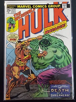 Buy The Incredible Hulk #177 Marvel 1974 FN+ Comics Book • 11.87£
