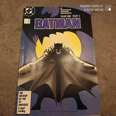 Buy Batman #405 Year One Part 2 VF/ NM- Frank Miller • 30£
