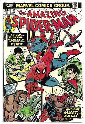 Buy Amazing Spider-man #140 Nm- 9.2 The Jackal! The Grizzly! Bronze Age Marvel! • 79.59£