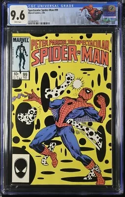 Buy Spectacular Spider-Man #99 CGC 9.6 The SPOT 1985 Custom Label COMBINE SHIPPING • 79.06£