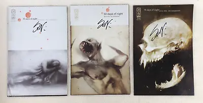 Buy COMPLETE 1 2 3 30 Days Of Night IDW 2002 Templesmith ALL SIGNED By Steve Niles • 237.43£