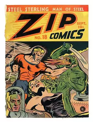 Buy Zip Comics (1940) 18 COVER ONLY • 605.87£