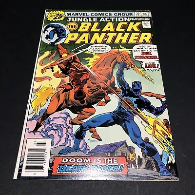 Buy Jungle Action # 22 - 1st Soul Strangler Vs. Black Panther - 1976 Newsstand! 🔑 • 17.39£