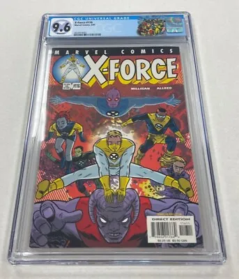 Buy X-Force Issue #116 Special Label Marvel Comics 2001 CGC Graded 9.6 Comic Book • 86.69£