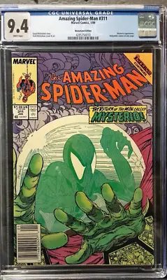 Buy Amazing Spider-Man 311 Newsstand Edition  CGC 9.4 NM  White Pages • 79.94£