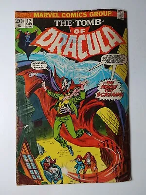 Buy Marvel Comics Tomb Of Dracula #12 2nd Appearance Blade, 1st Safron Caulder FN • 47.56£