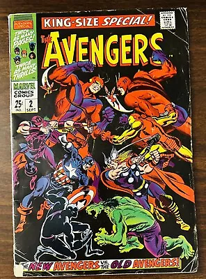 Buy The Avengers King-size Special / Annual #2 (vg) Silver Age New Vs. Old Avengers! • 18.97£