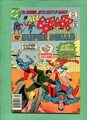 Buy All Star Comics #65 JSA Power Girl Superman DC April 1977 Wally Wood • 3.21£