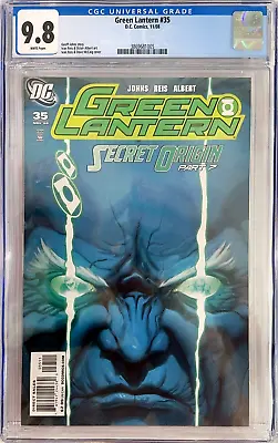 Buy 🔥 The Green Lantern #35 CGC 9.8 🔥(2008) Geoff Johns, Secret Origin! • 51.36£