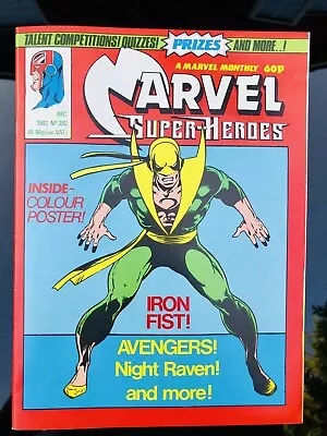 Buy UK Marvel Super-Heroes #392 IRON FIST John Byrne RARE • 24.99£