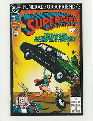 Buy Action Comics #685 DC Copper Age 1993 Supergirl Homage Cover Newsstand (8.5) • 9.06£