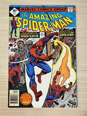 Buy Amazing Spider-Man  #167  -  Year '77  Marvel - 1st Will O' The Wisp • 15.81£