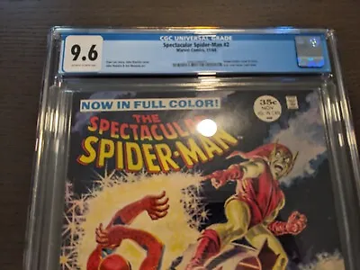Buy Spectacular Spider-Man Magazine 2 CGC 9.6 1968 Mag NEW STURDY CASE Green Goblin • 612.72£