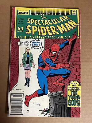 Buy Spectacular Spider-man Annual #8 First Print Marvel Comics (1988) Gwen Stacy • 3.95£