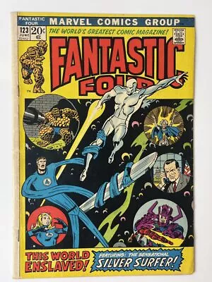 Buy Fantastic Four #123 (1972) Silver Surfer Vs Fantastic Four In 5.0 Very Good/Fine • 27.96£