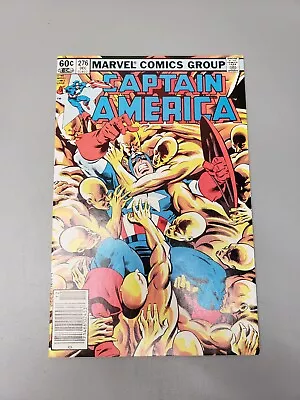 Buy Stan Lee Presents Captain America Volume 1 #276 Marvel Comics Dec 1982 Newsstand • 23.67£