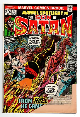 Buy Marvel Spotlight #12 - 2nd Son Of Satan And Origin - 1973 - GD • 7.90£