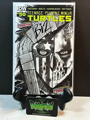 Buy Teenage Mutant Ninja Turtles #50 2015 Nycc Signed B&w Bisley & Talbot Comic Tmnt • 60.31£