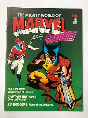 Buy Mighty World Of Marvel #8 VFN Daredevils Alan Moore Captain Britain 1983 Rare • 29.95£