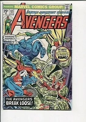 Buy Avengers 143 Fn Perez Kang 1976 • 9.61£