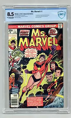 Buy Ms. Marvel #1 CBCS 8.5 Newsstand 1977 17-2DFD450-003 1st App. Ms. Marvel • 90.92£