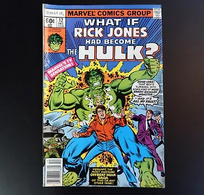 Buy What If Vol 1 #12 Dec 1978 Newsstand Cents Issue Hulk Rick Jones • 3.25£