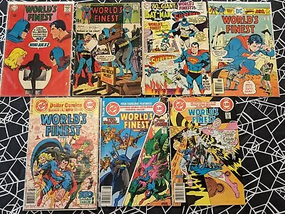 Buy 1960s World's Finest 176, 179, 186, 238, 250, 282, 280 DC Batman 7 Comic LOT • 23.71£