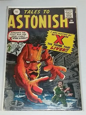 Buy Tales To Astonish #20 Vg (4.0) Marvel Comics June 1961 ** • 99.99£