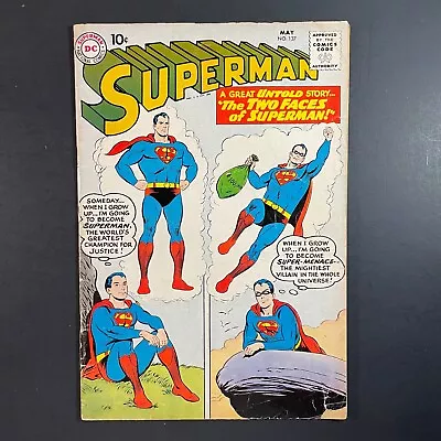 Buy Superman 137 Silver Age DC 1960 Curt Swan Cover Jerry Siegel Comic Book • 32.11£