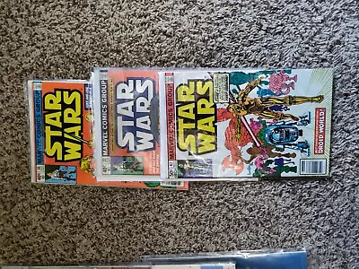 Buy 3 Star Wars Comics No 32 Feb-- No. 47 May And No. 38 Aug 1980 • 12.16£