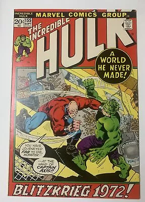 Buy The Incredible Hulk #155 (1972) 1st App Shaper Of The Worlds • 7.10£
