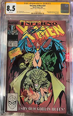 Buy Uncanny X-Men #241 Marvel 02/1989, CGC 8.5, Signed By Chris Claremont • 172.60£