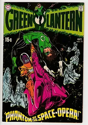 Buy Green Lantern #72 • 1969 • Vintage DC 15¢ • Batman • 1st Appearance Of Verdees • 0.99£