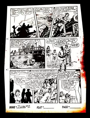 Buy Seven Seas Comics #1 CAPTAIN CUTLASS Publisher Stat Pg 5 Robert Webb 1946 • 3.95£