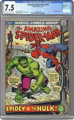 Buy Amazing Spider-Man #119 CGC 7.5 1973 4237981001 • 185.13£