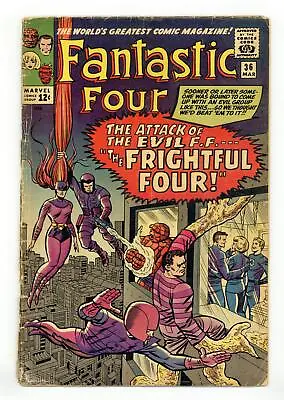 Buy Fantastic Four #36 FR 1.0 RESTORED 1965 1st App. Madame Medusa (Inhumans) • 87.39£
