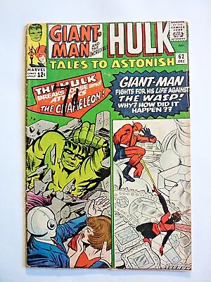 Buy Tales To Astonish 62 Silver Age Marvel Comics 1964 1st Leader Cameo VG+ Cents • 55£