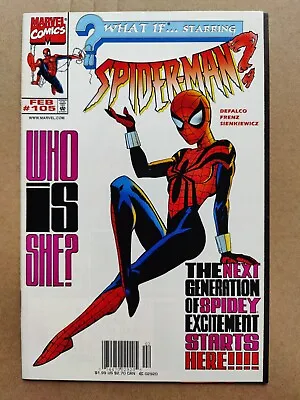 Buy RARE Newsstand What If #105 FN Midgrade 1st May Parker Marvel 1998 • 86.18£