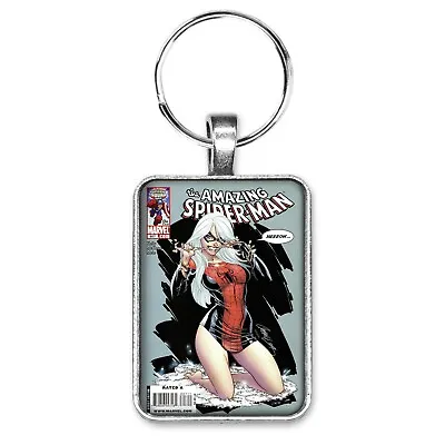Buy The Amazing Spider-Man #607 Cover Key Ring Or Necklace Black Cat Comic Book • 10.24£