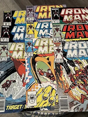 Buy Iron Man #216, 217, 221, 223-228, 9 Issue Marvel Lot - Ghost, Force, CaptainApp • 27.59£