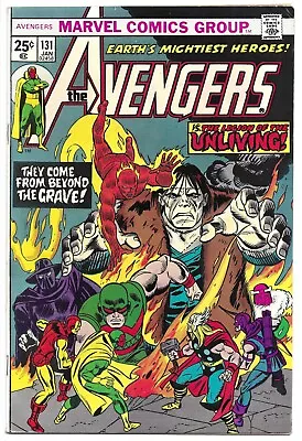 Buy Avengers #131 Fn+ 6.5 Human Torch! Frankenstein! Baron Zemo! Bronze Age Marvel! • 19.75£