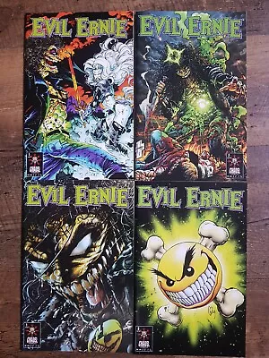 Buy 4x Evil Ernie Comics #1 - 3 + Variant - Youth Gone Wild - Complete Chaos  • 6.86£