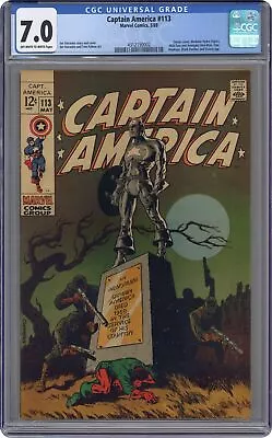 Buy Captain America #113 CGC 7.0 1969 4312150002 • 92.49£