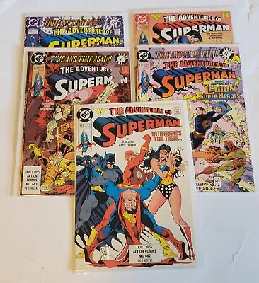Buy Adventures Of Superman # 475,476,477,478,479   (DC 1991)  Very Fine • 19.85£